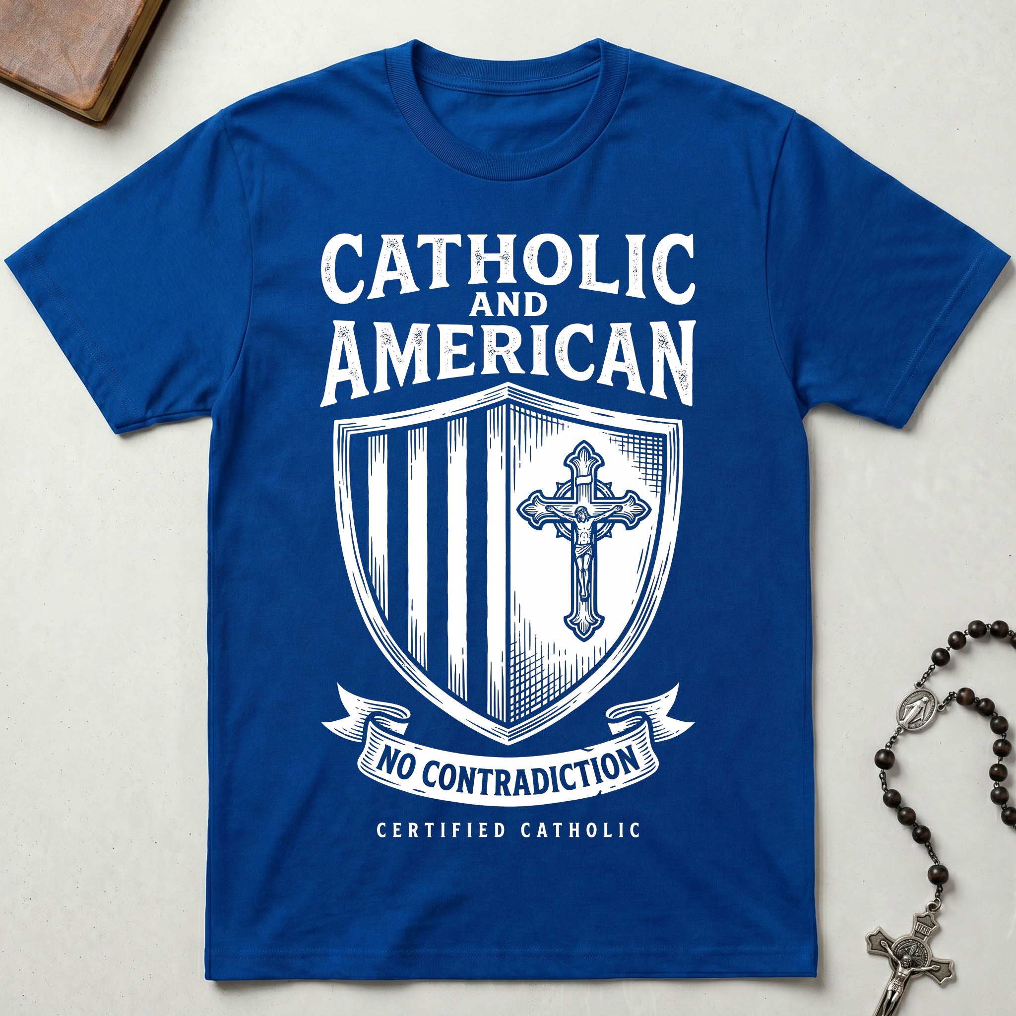 Catholic and American T-Shirt