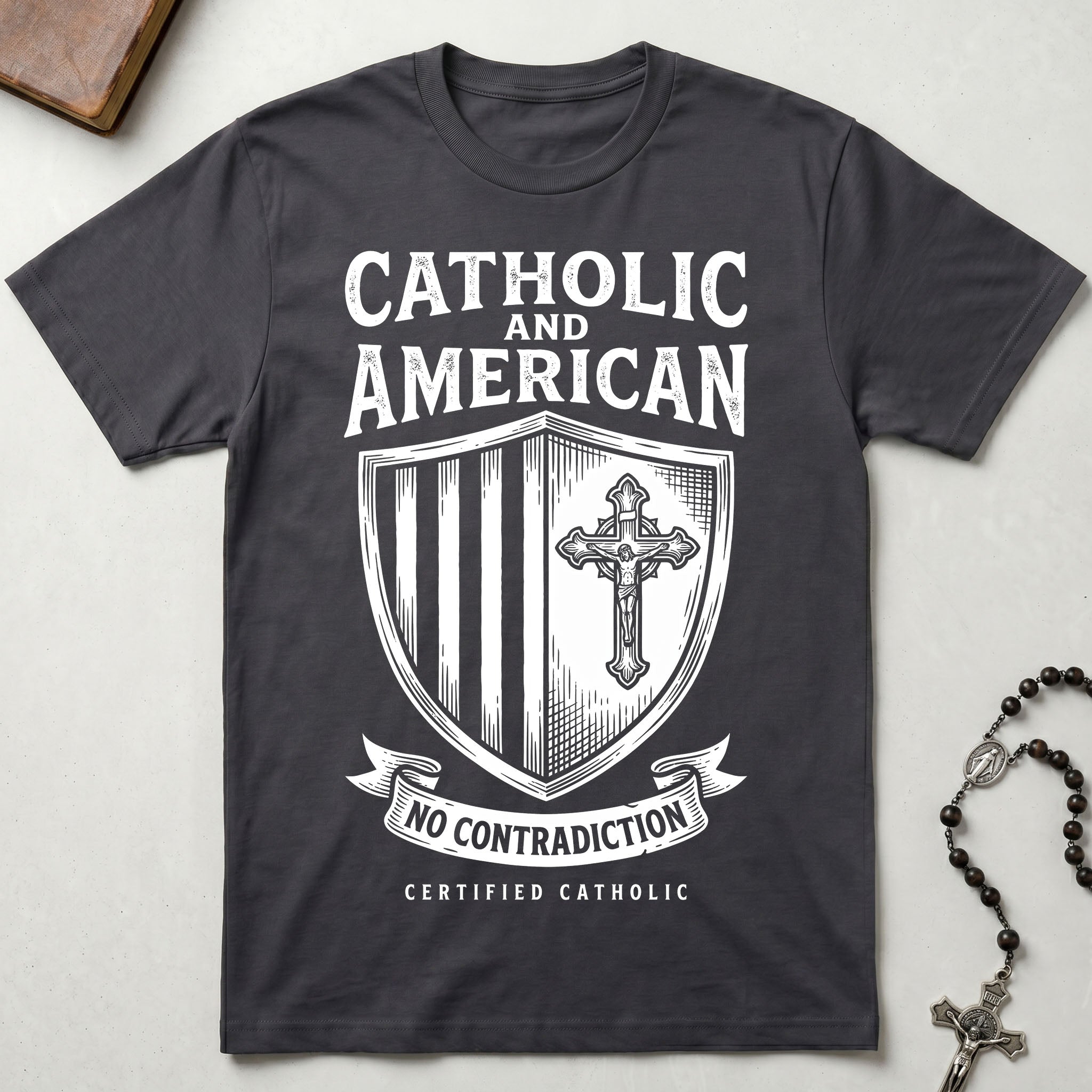 Catholic and American T-Shirt