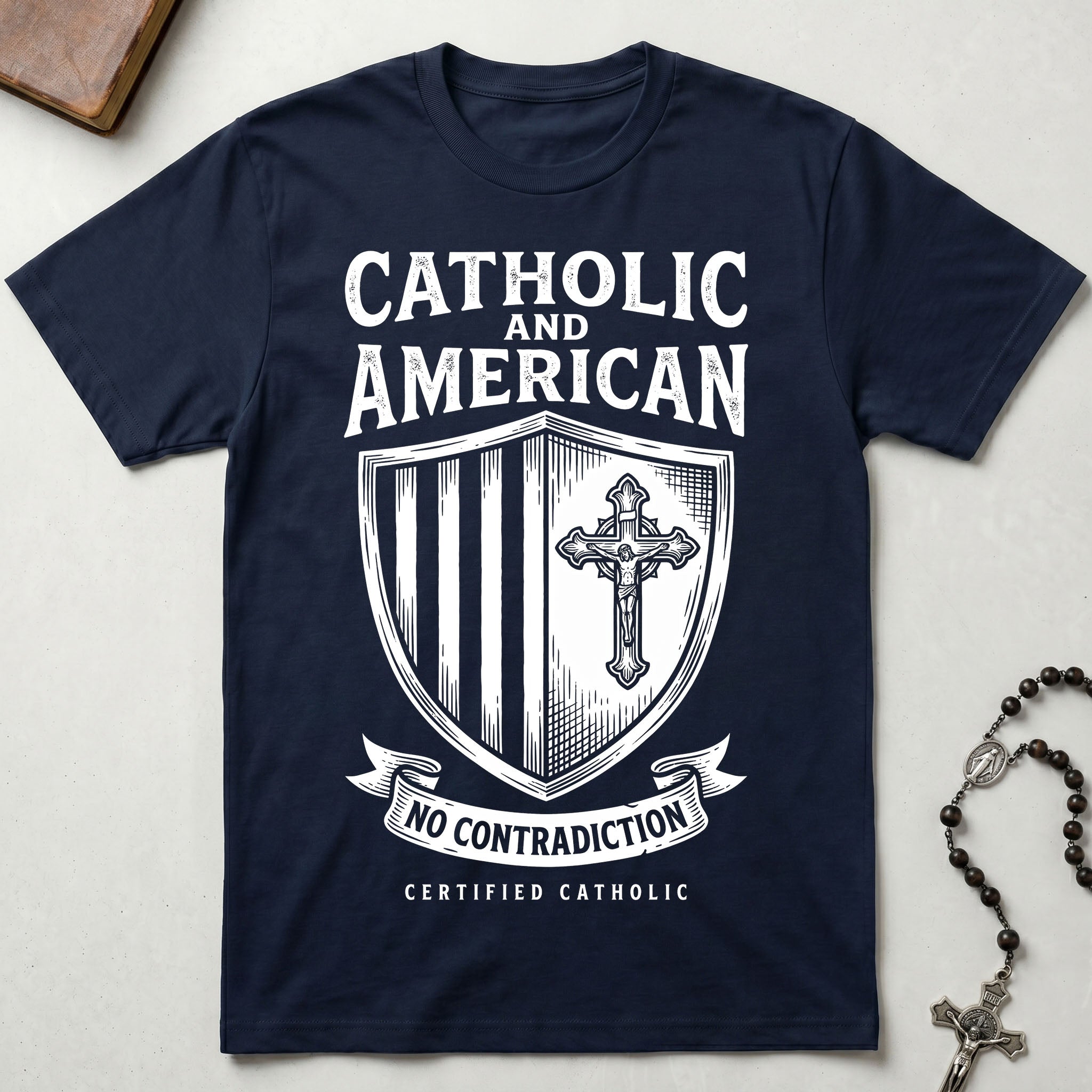 Catholic and American T-Shirt