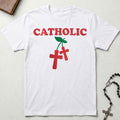 Catholic Cross Cherries T-Shirt