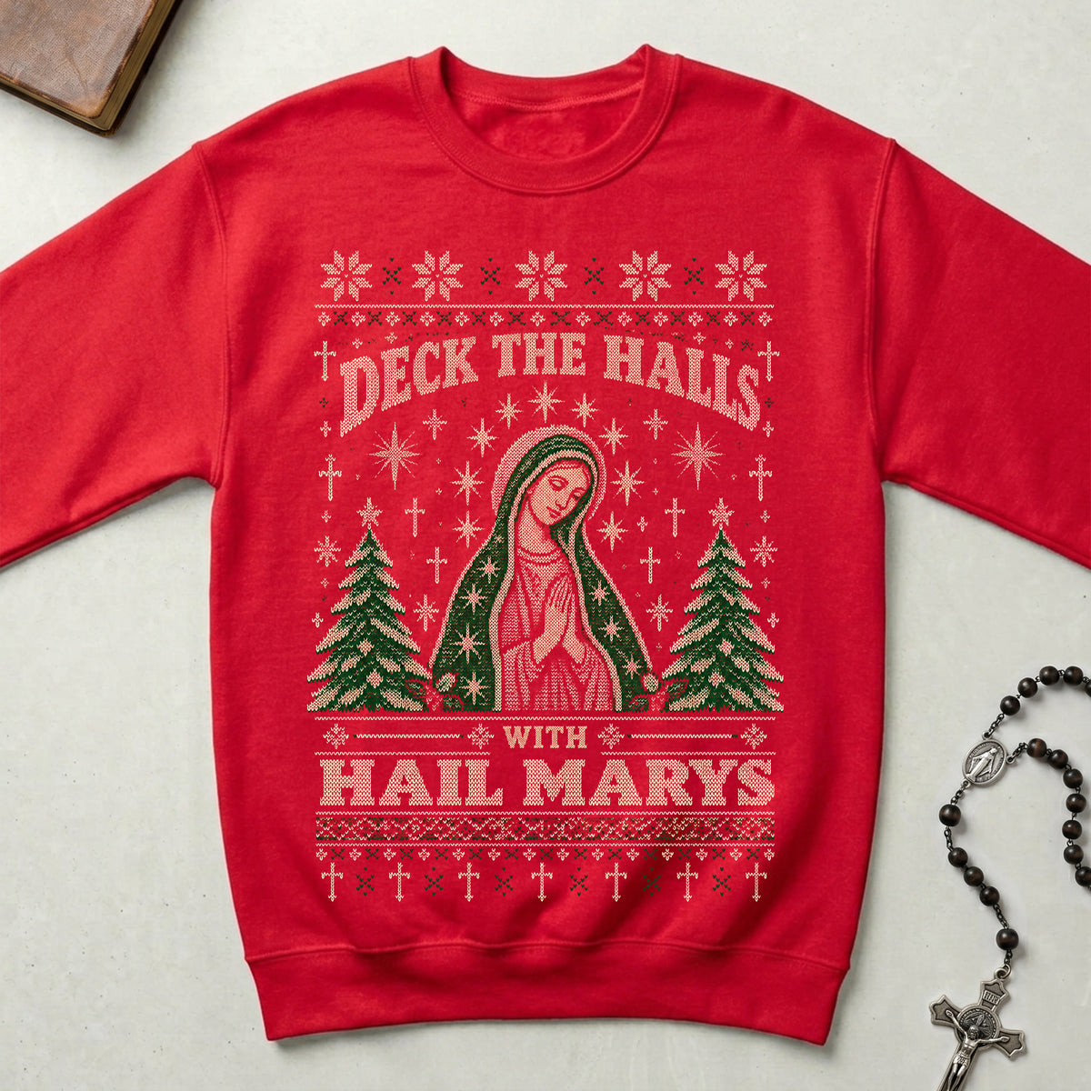 Deck The Halls Ugly Christmas Crewneck