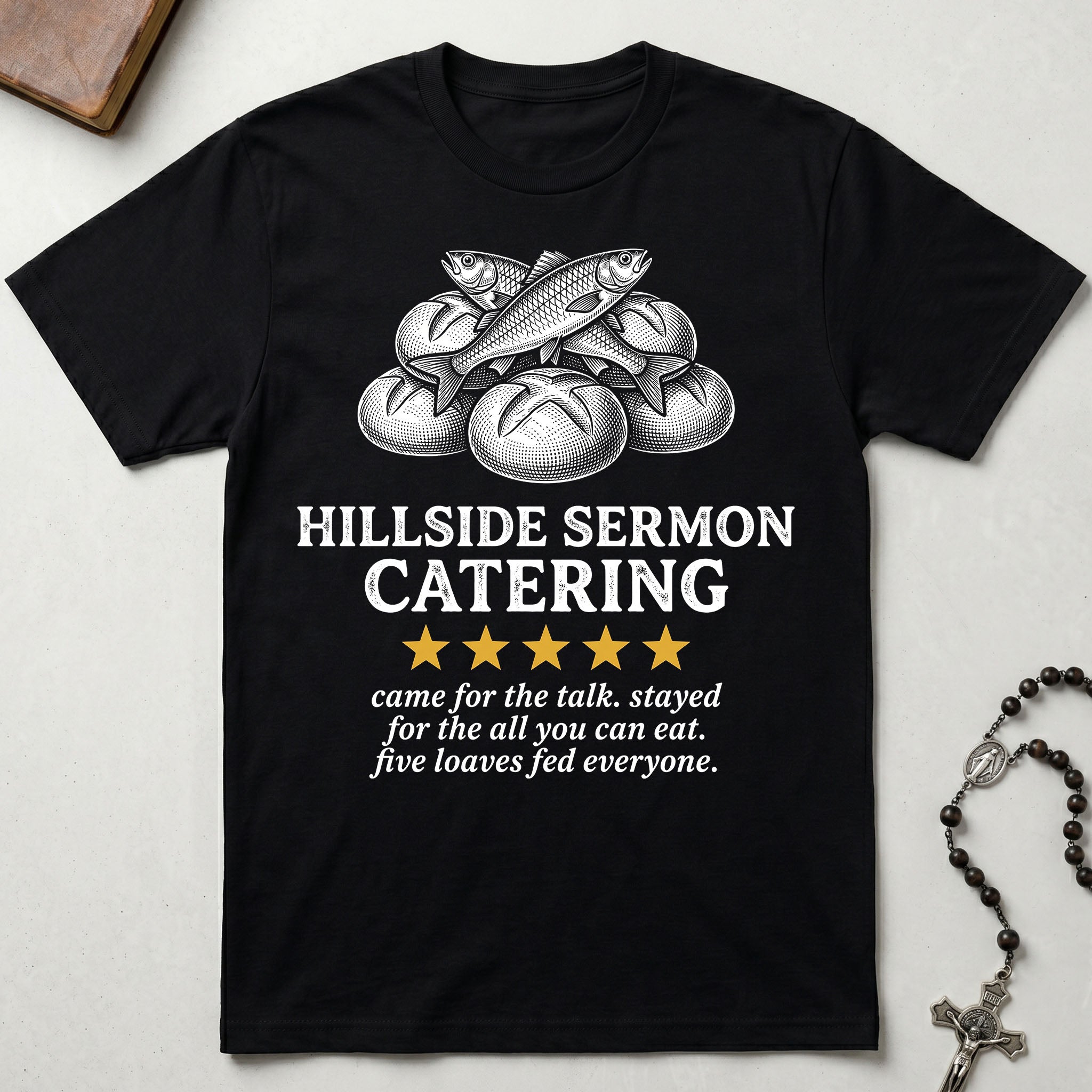 Hillside of Sermon Catering 5 Star Review T-Shirt
