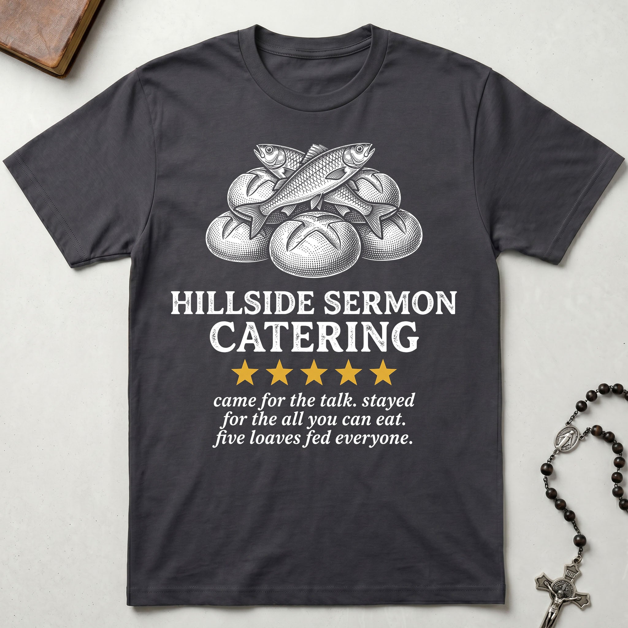 Hillside of Sermon Catering 5 Star Review T-Shirt