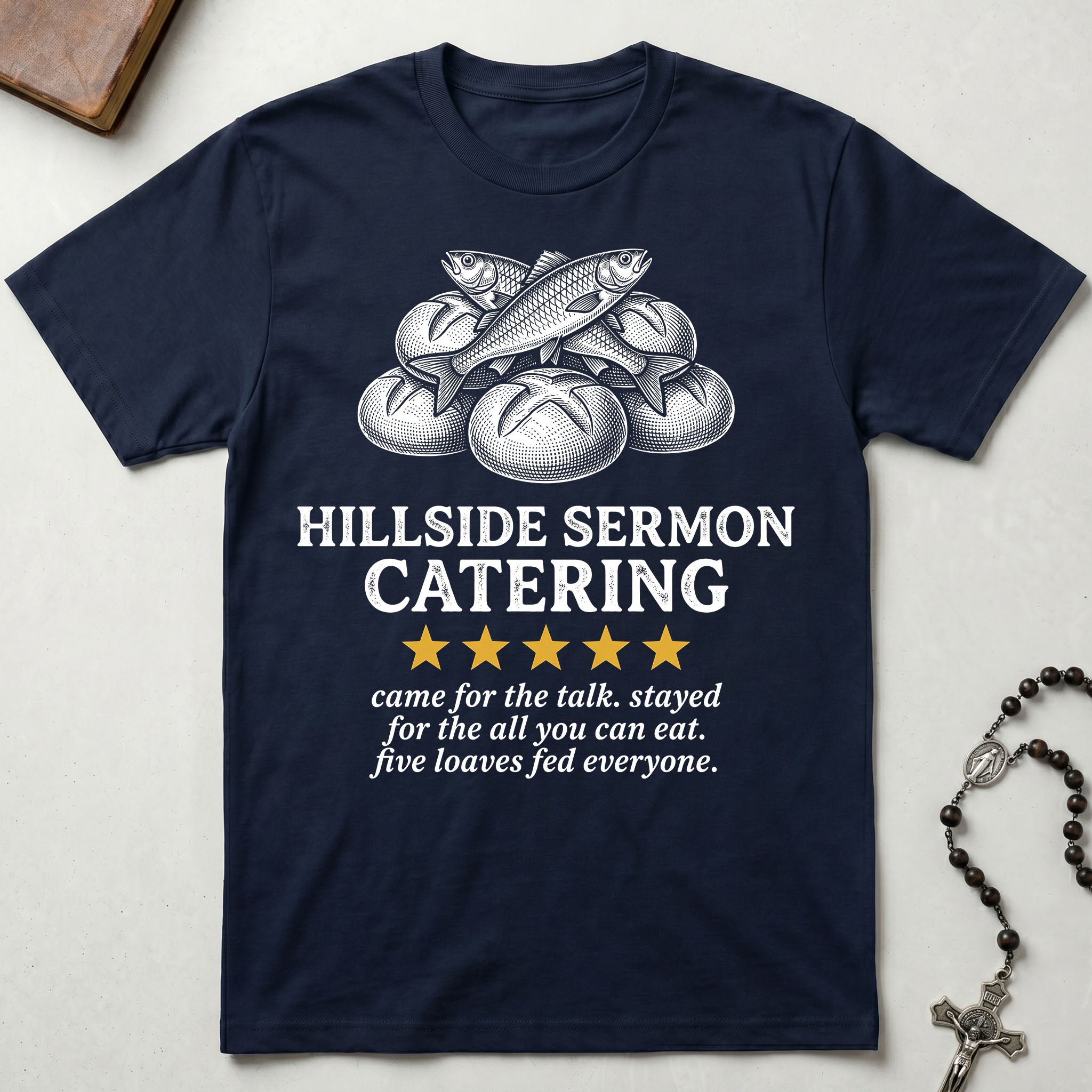 Hillside of Sermon Catering 5 Star Review T-Shirt