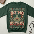 Ho Ho Holy Mass Ugly Christmas Crewneck