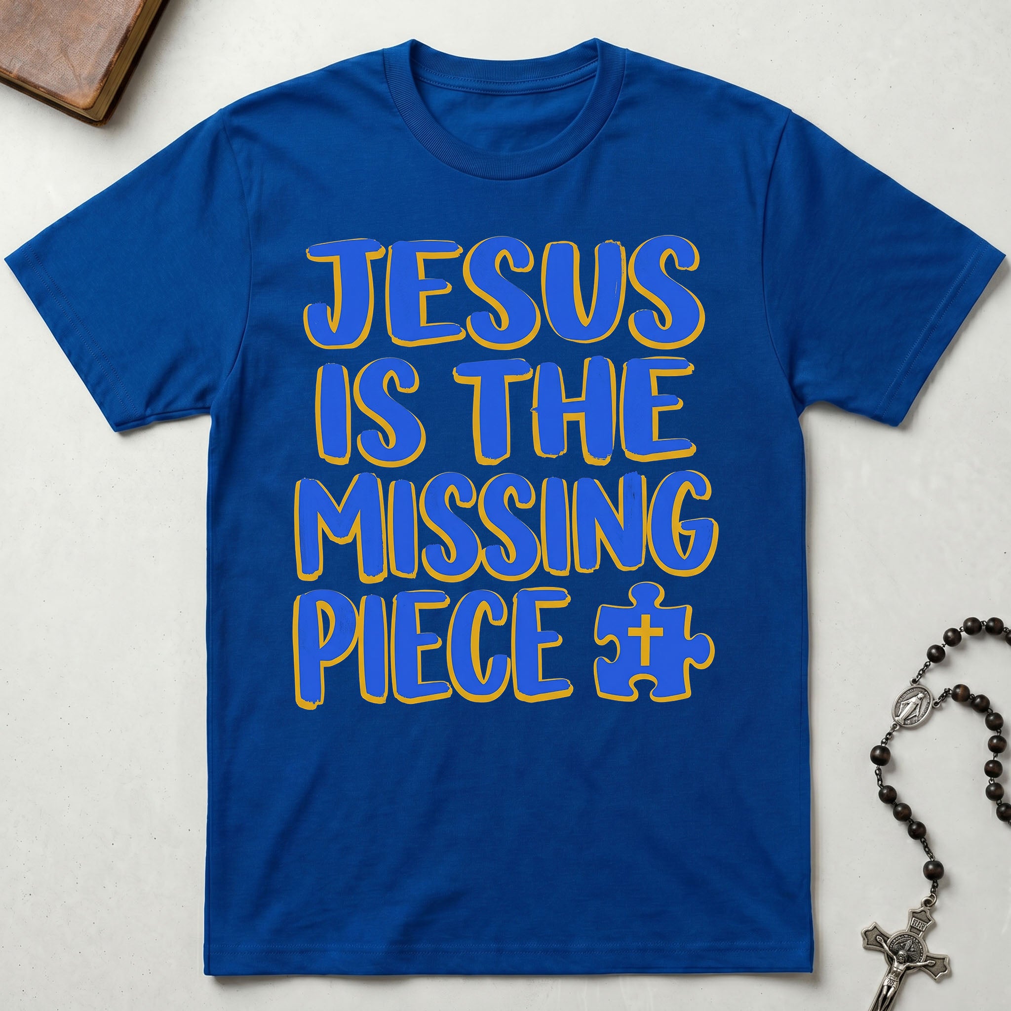 Jesus Is The Missing Piece v2 T-Shirt