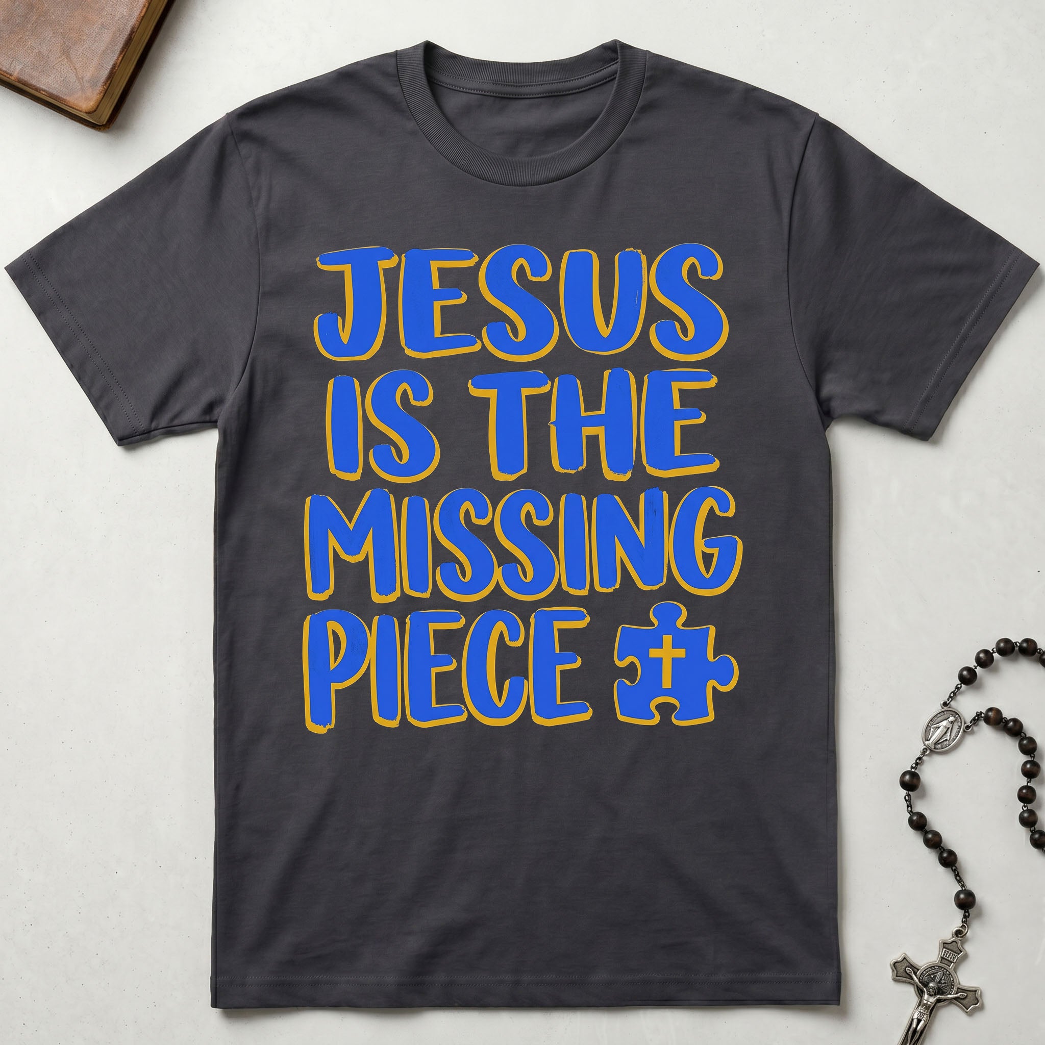 Jesus Is The Missing Piece v2 T-Shirt