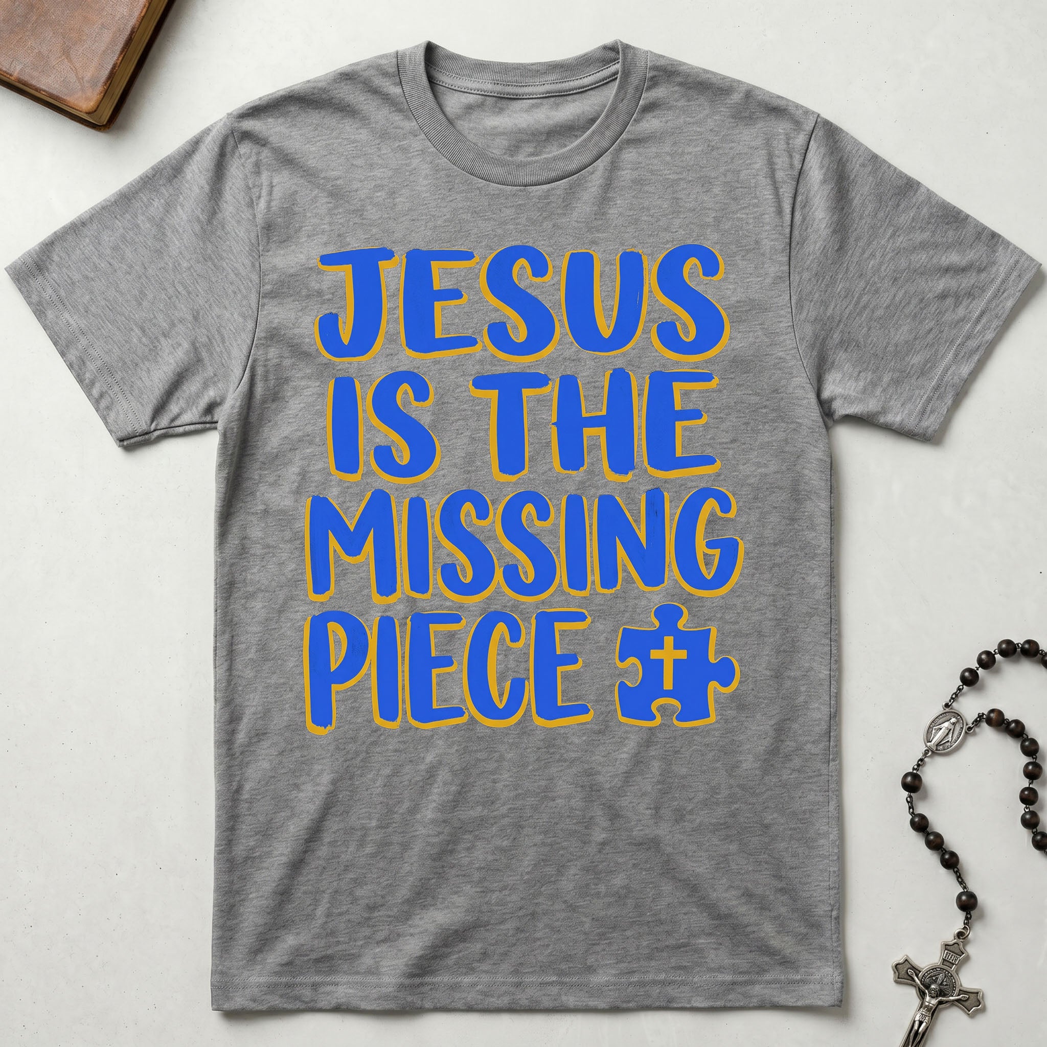 Jesus Is The Missing Piece v2 T-Shirt