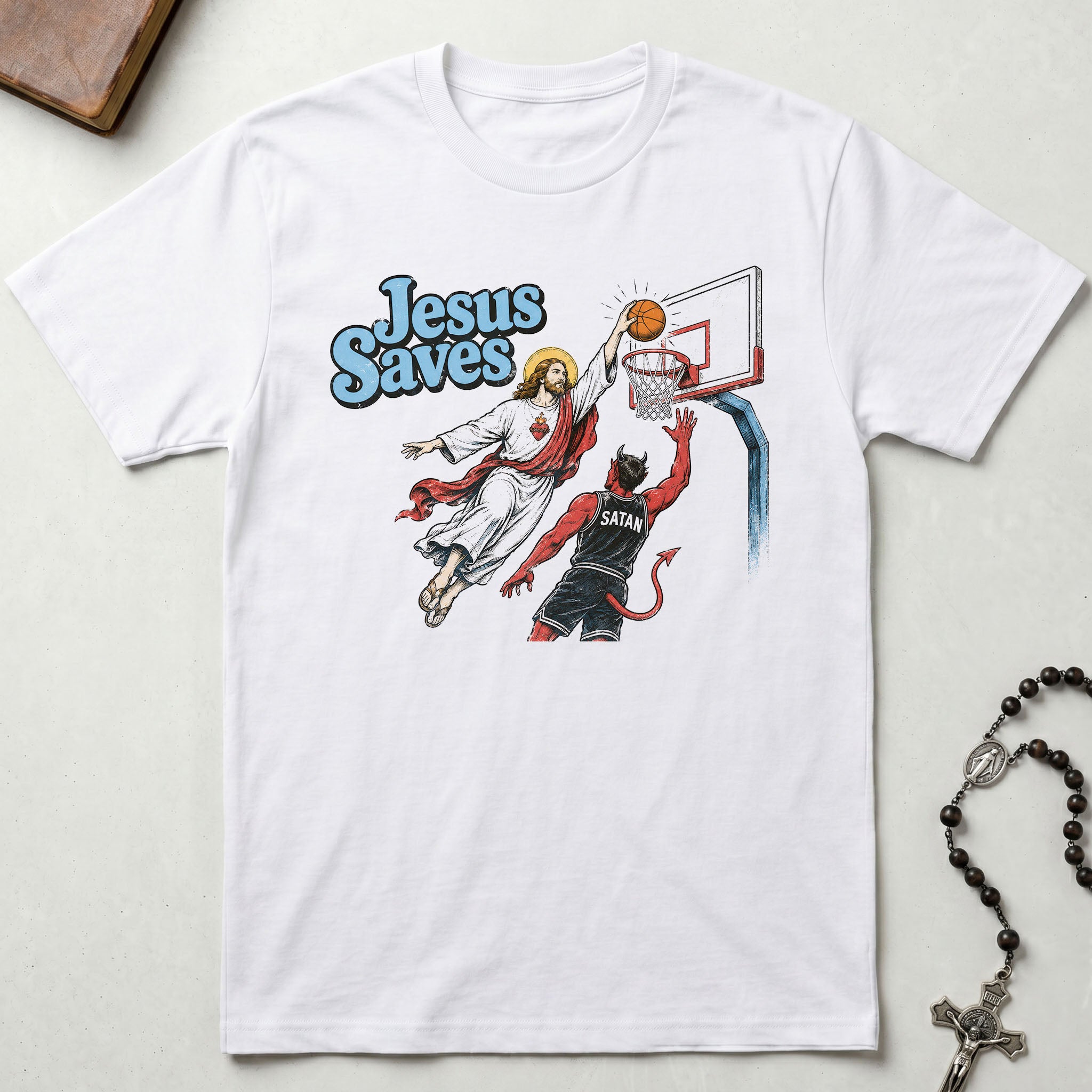 Jesus Saves Basketball T-Shirt