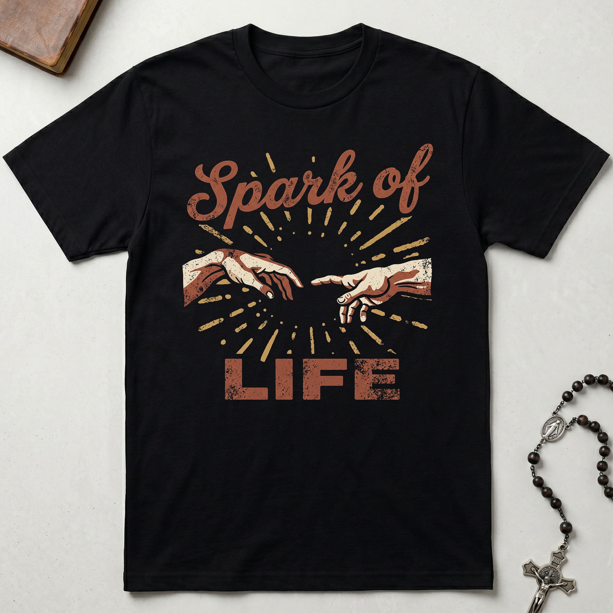 The Creation of Adam Spark of Life T-Shirt