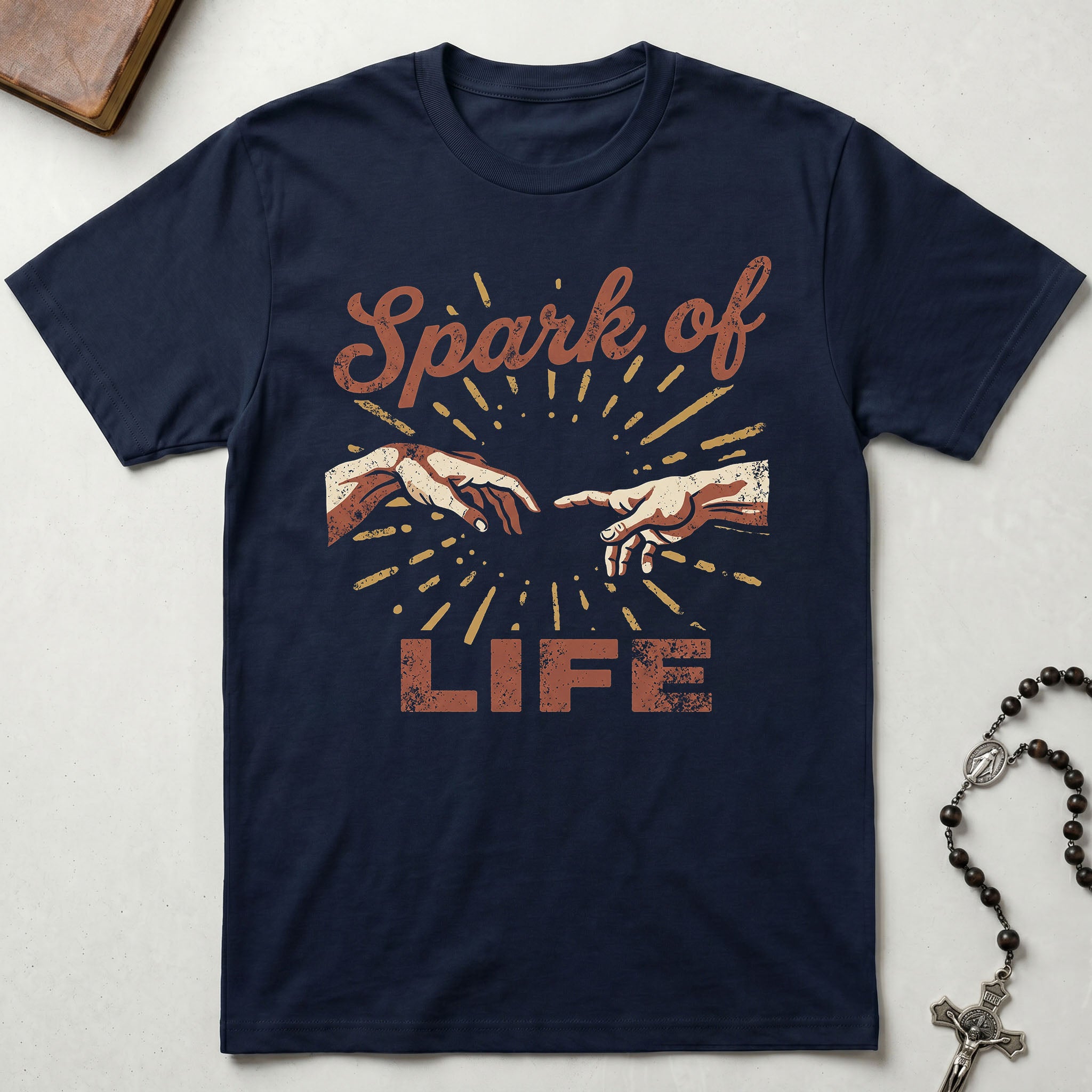 The Creation of Adam Spark of Life T-Shirt