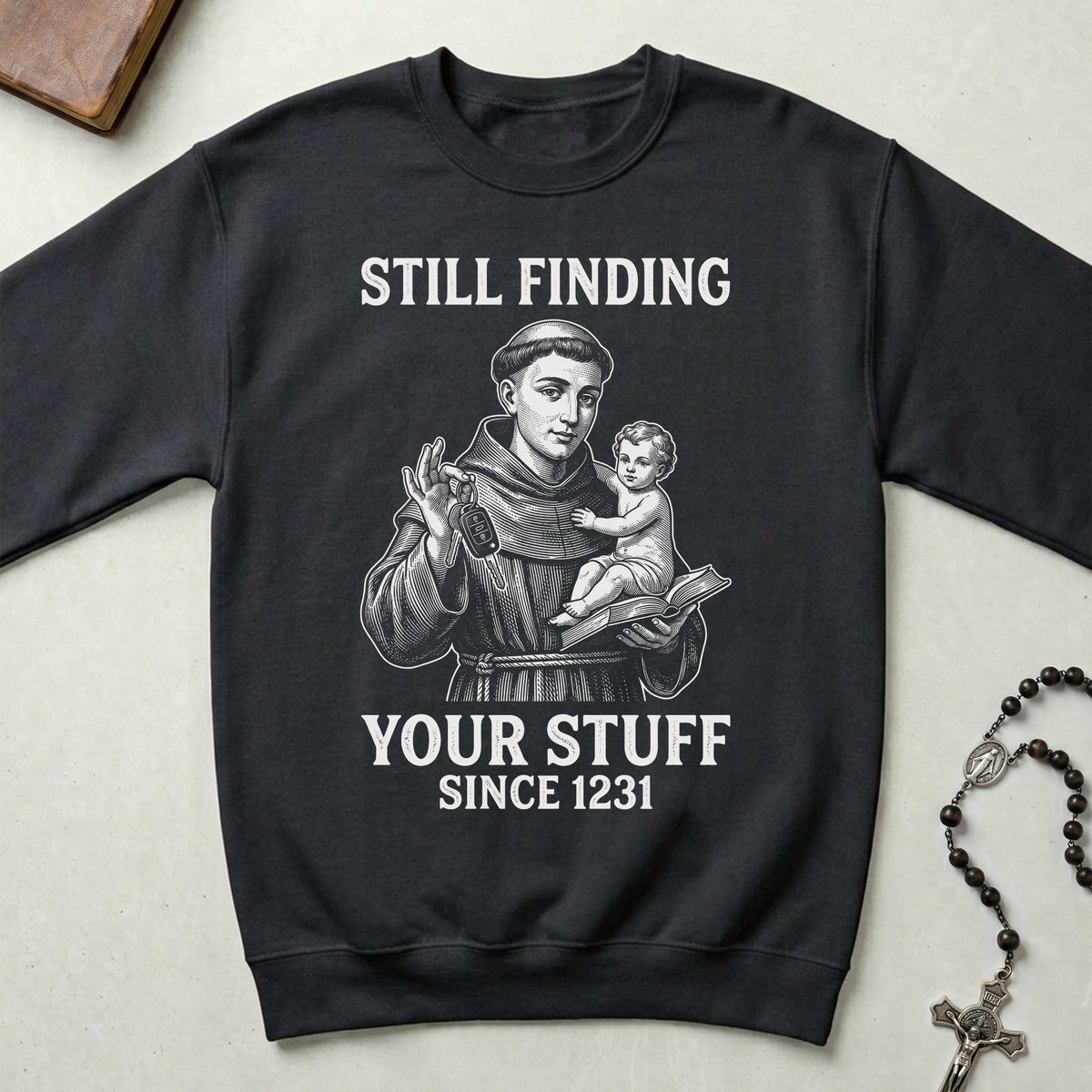 St. Anthony Car Keys Crewneck