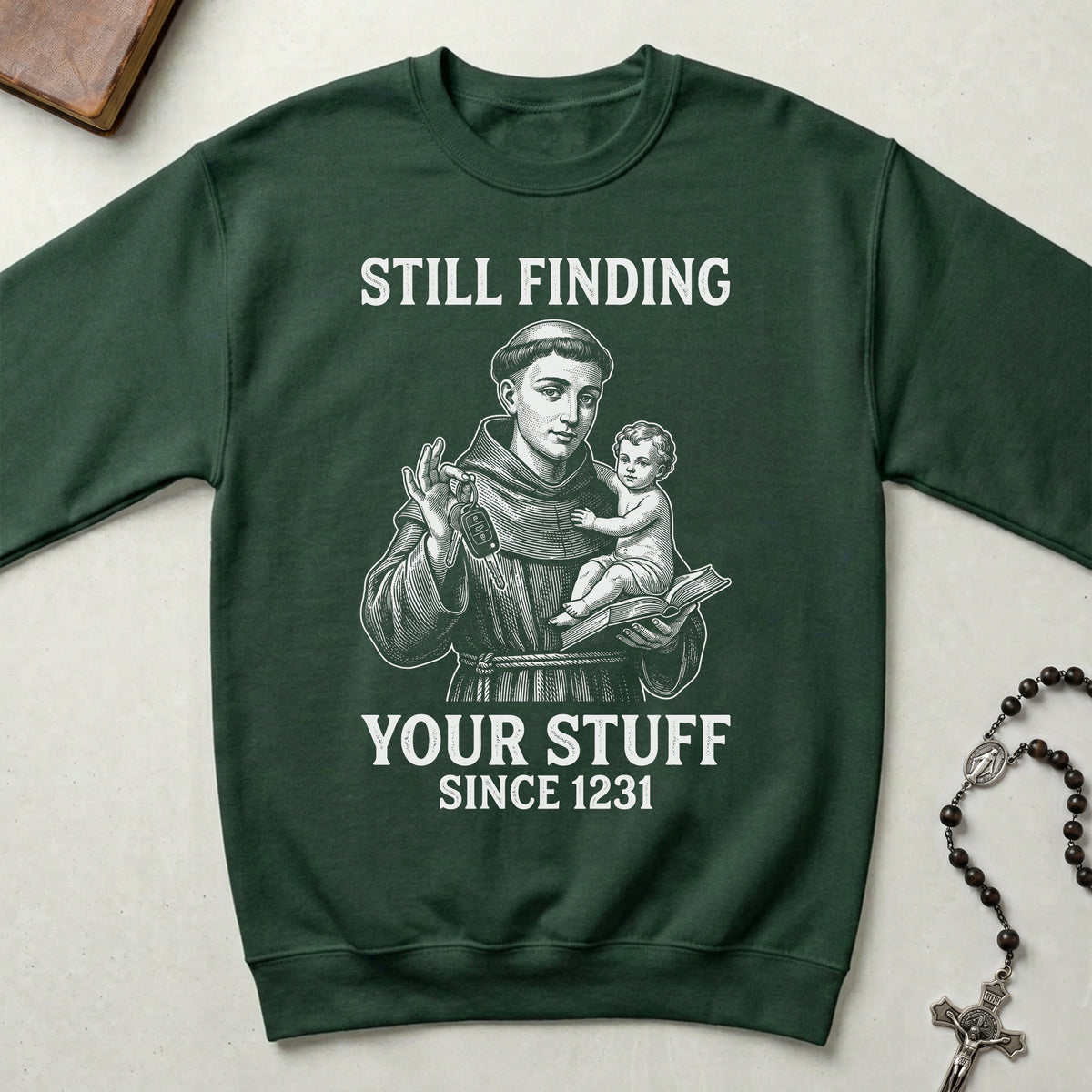 St. Anthony Car Keys Crewneck