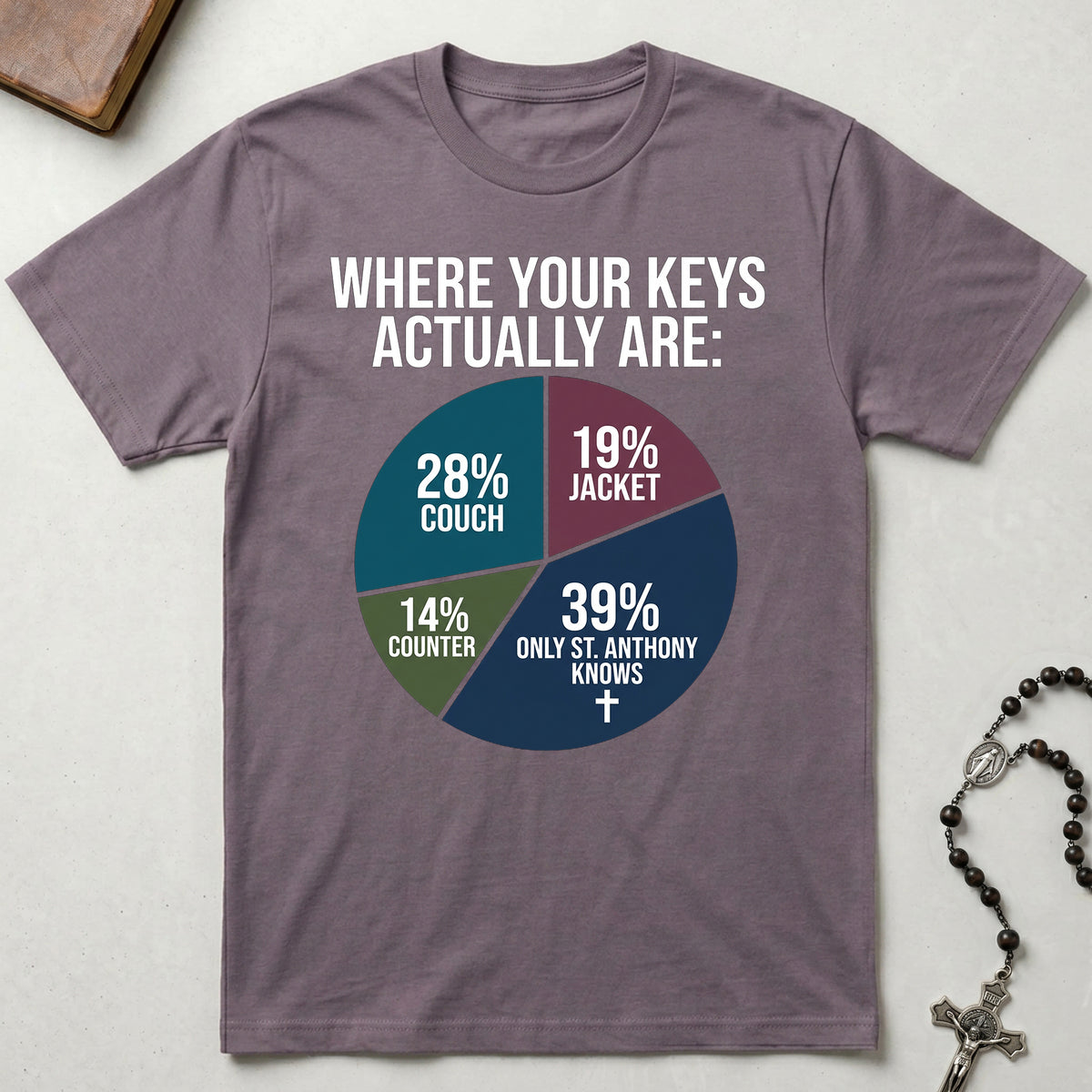 St. Anthony Pie Chart T-Shirt
