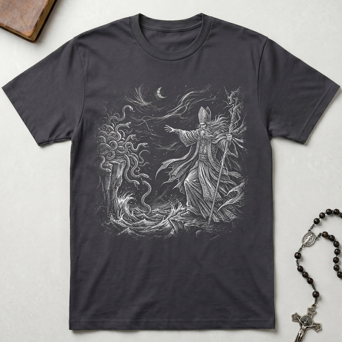 St. Benedict Snakes Manga T-Shirt