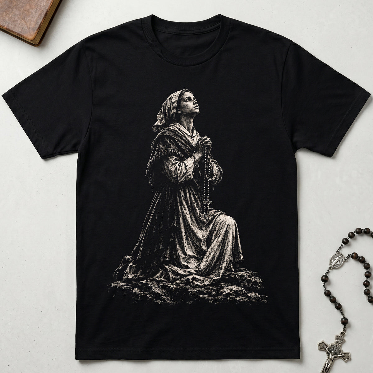 St. Bernadette Monochrome T-Shirt