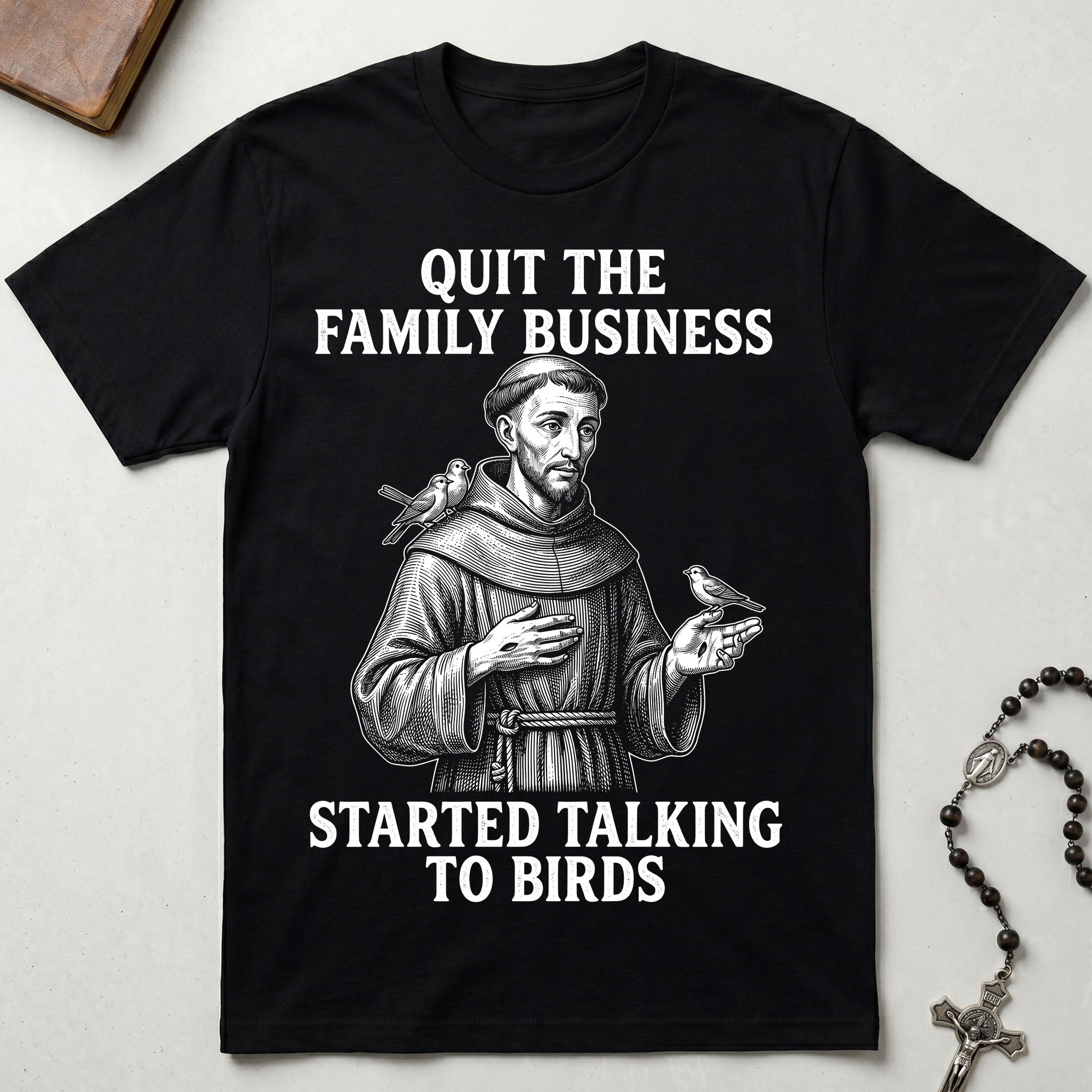 St. Francis Talking to Birds T-Shirt