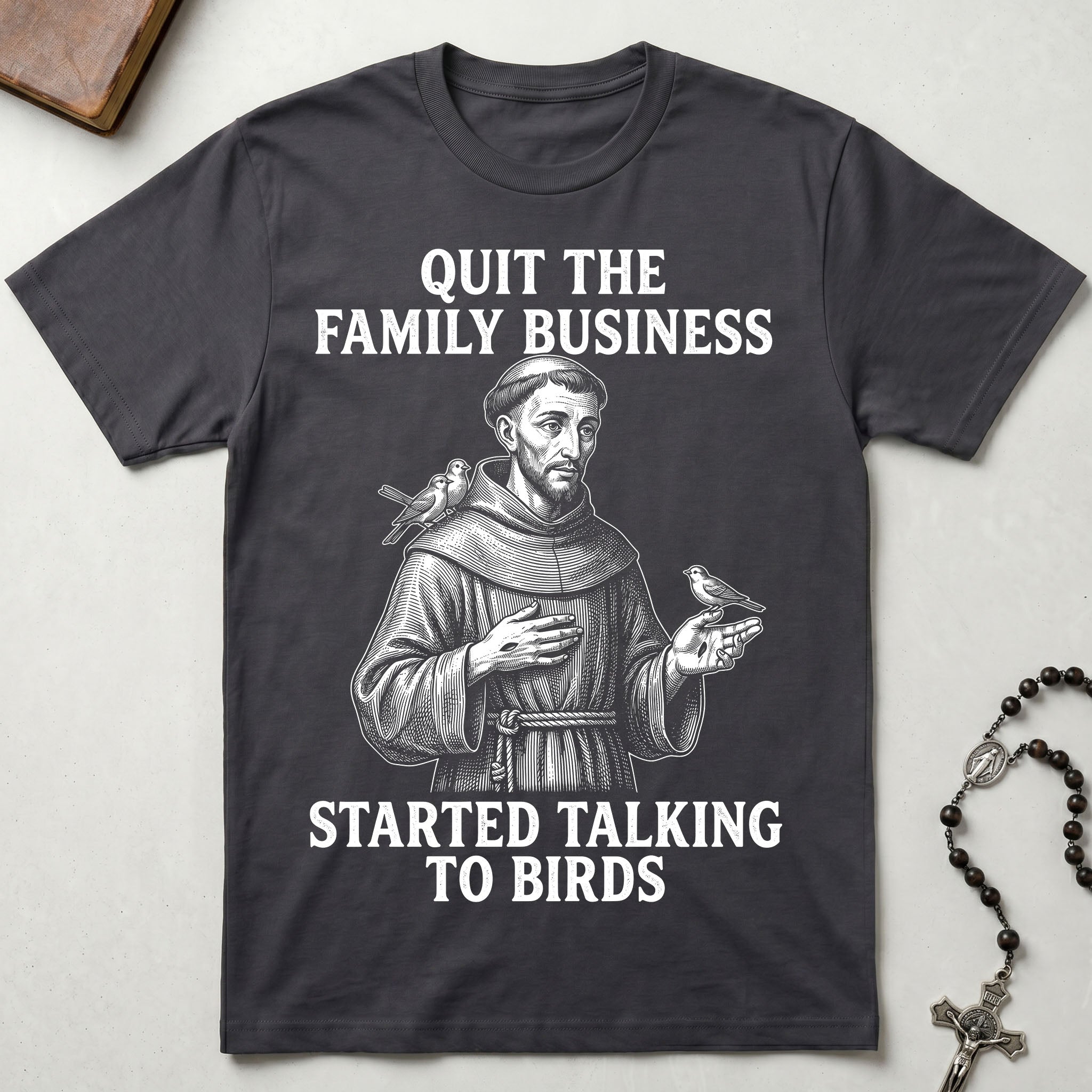 St. Francis Talking to Birds T-Shirt