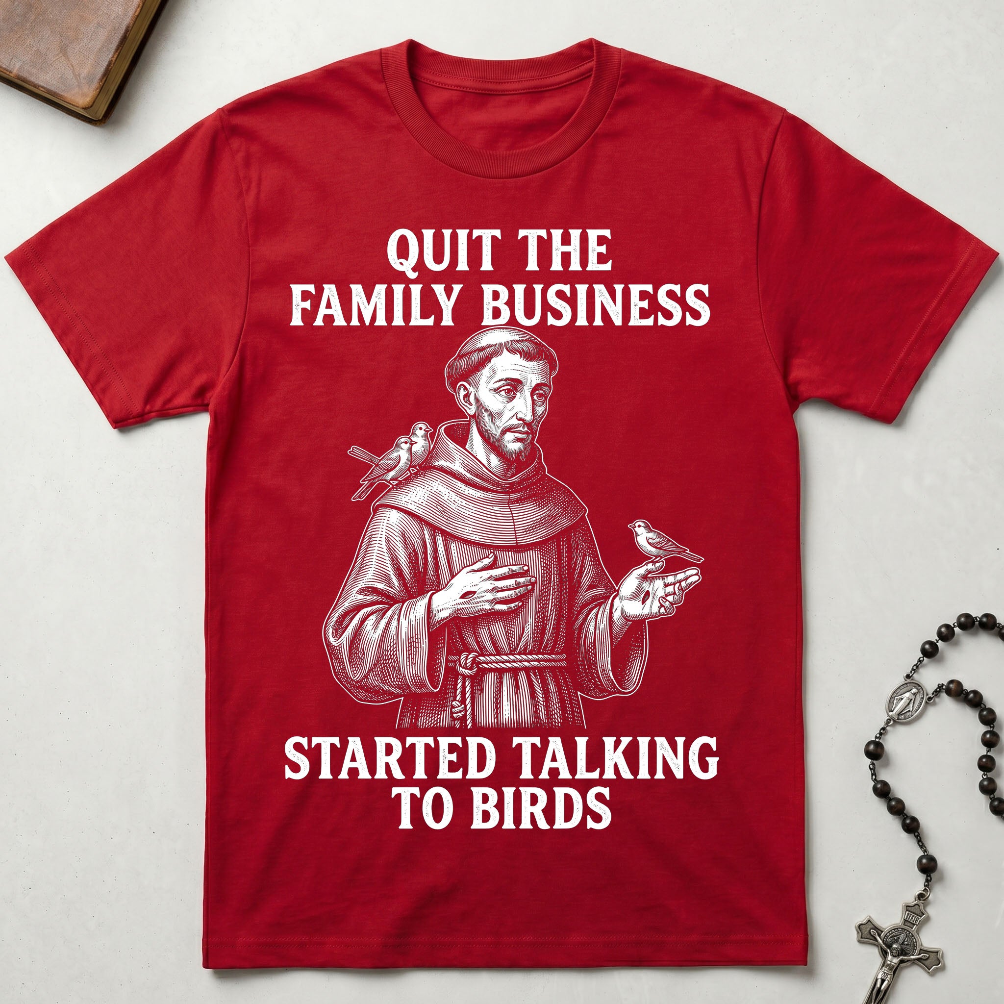 St. Francis Talking to Birds T-Shirt