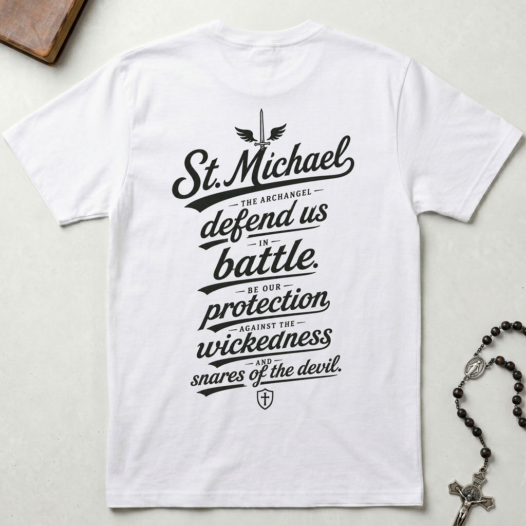 St. Michael the Archangel Prayer T-Shirt