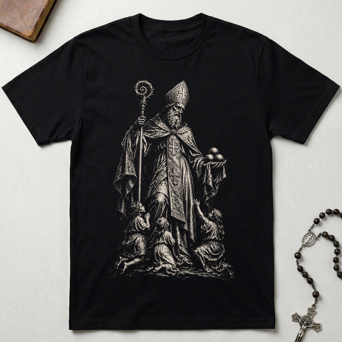 St. Nicholas Monochrome T-Shirt