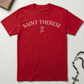 St. Therese Minimalist Rose T-Shirt