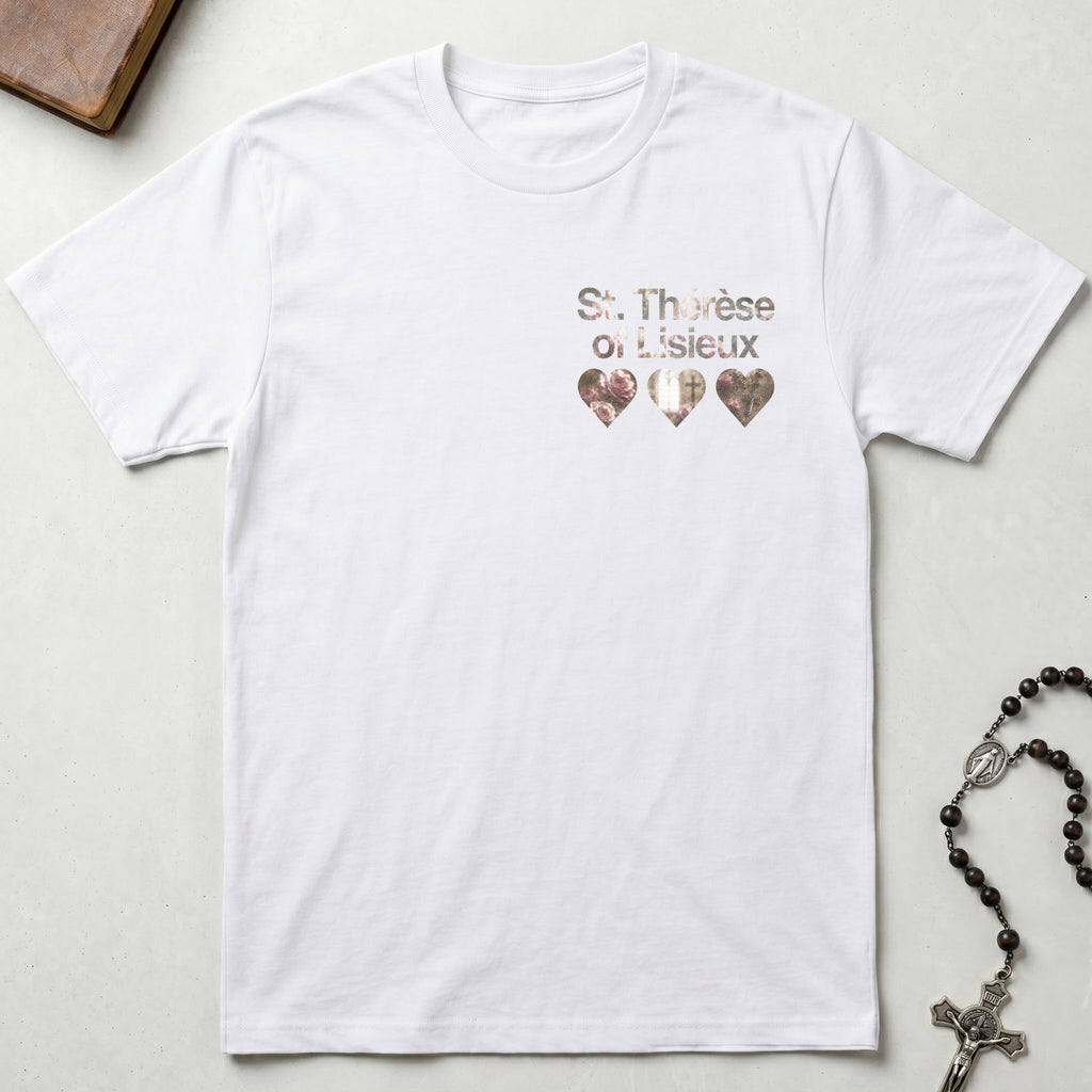 St. Therese The Little Way Faded T-Shirt