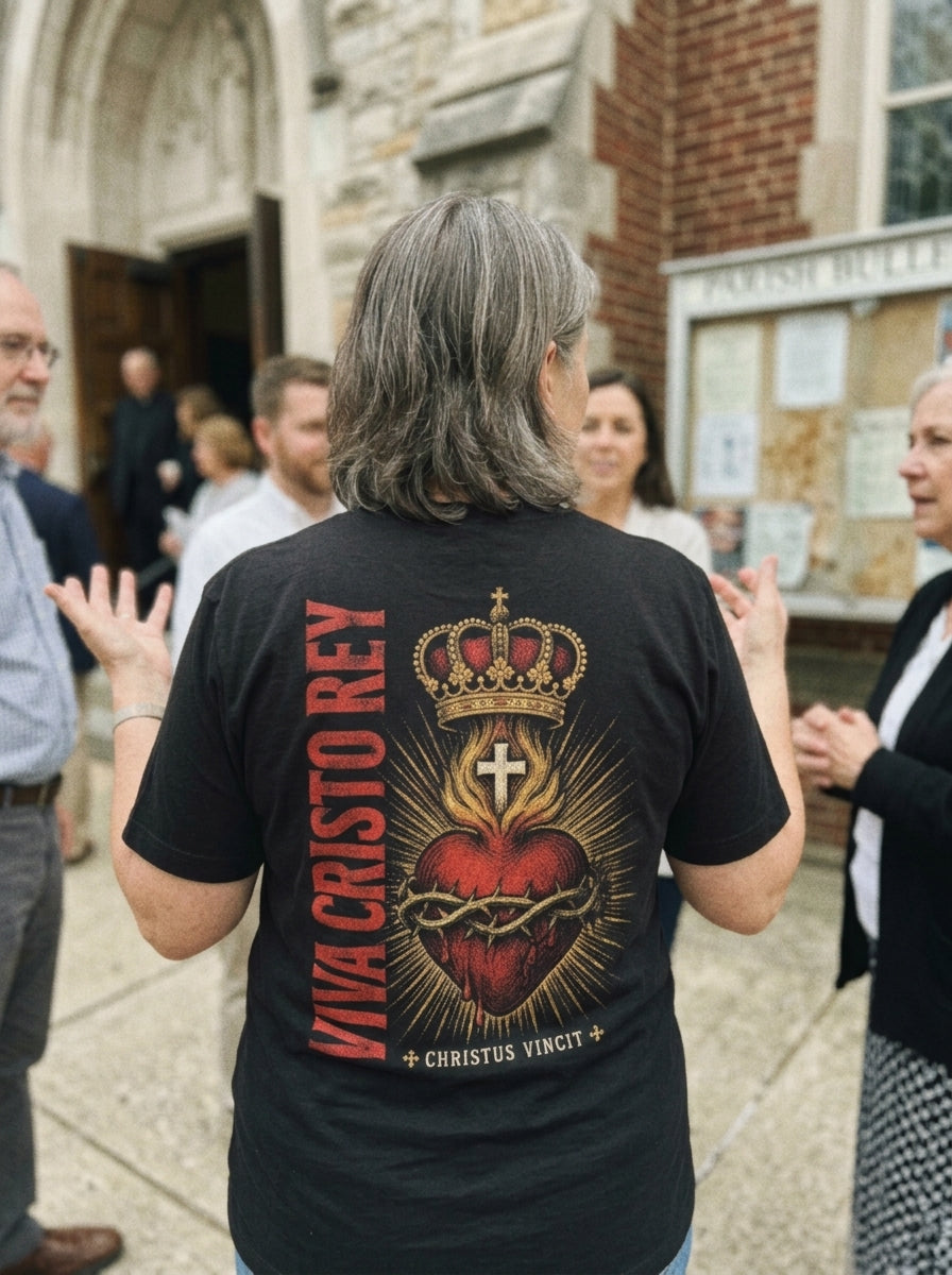 Certified Catholic - Viva Cristo Rey T-Shirt
